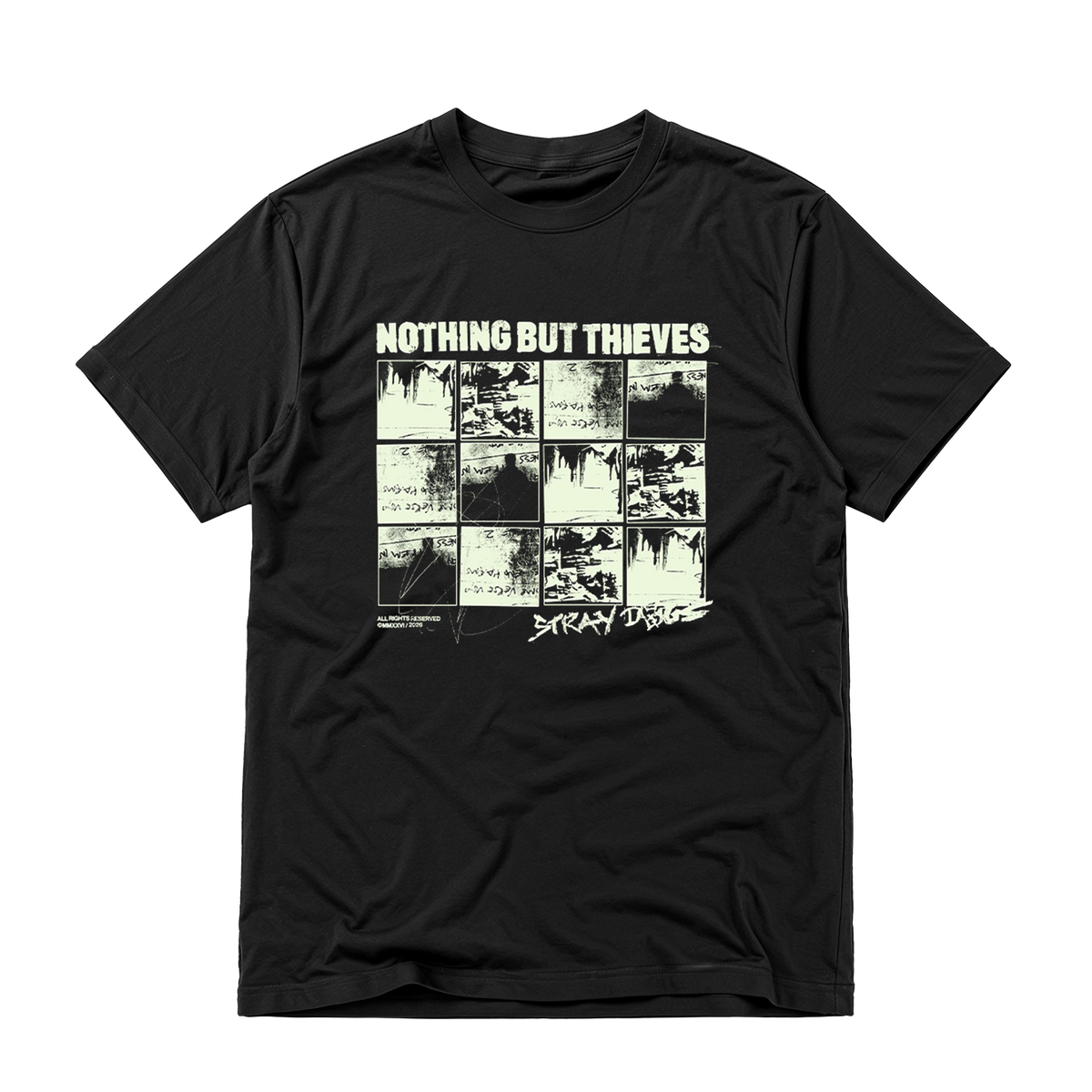 Stray Dogs Grid Tee